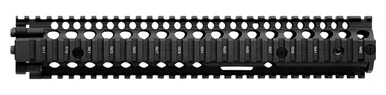 Daniel Defense 0100408001006 M4A1 RIS II Handguard 12.25" 2-Piece, Free-Floating Style Made of 6061-T6 Aluminum with Black Anodized Finish & Picatinny Rail for AR-15
