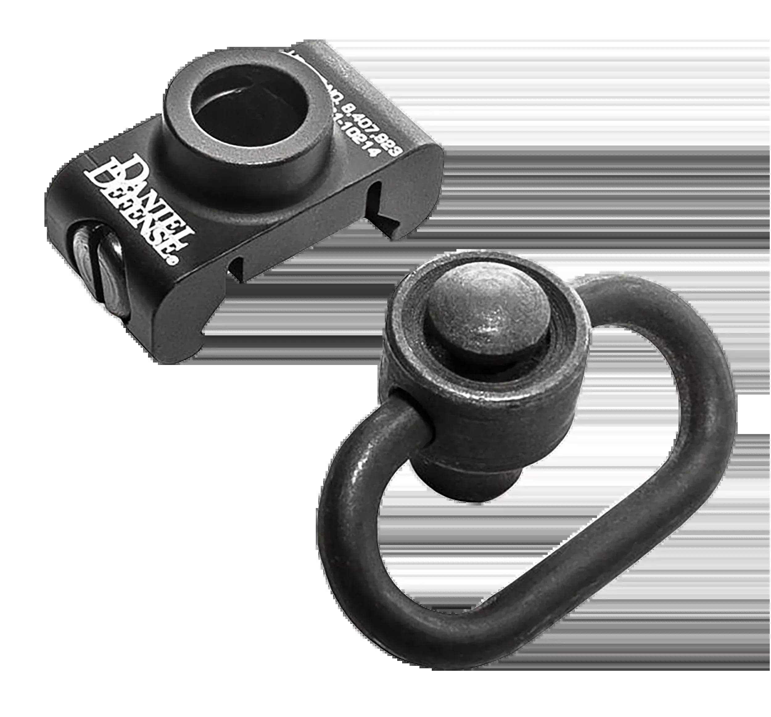 Daniel Defense Quick Detach Sling Swivel Rail Mount for Picatinny, 1.25 in Aluminum, 0302130029