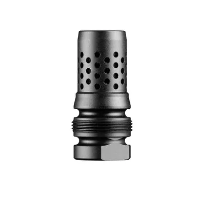 Dead Air Xeno Omni Taper Mount .30 Cal Muzzle Brake - M14x1RH, Black Nitride Finish