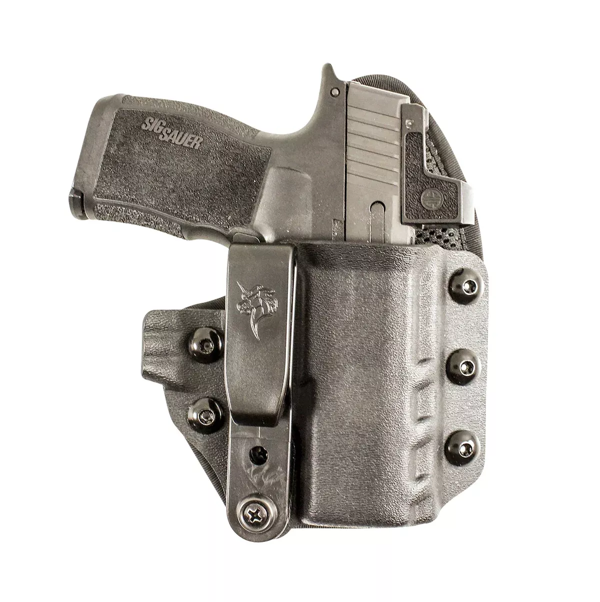 DeSantis Gunhide 206KA3TZ0 Uni-TukIWB Black Kydex Belt Clip Fits Glock 43/43X/43X MOS Right Hand