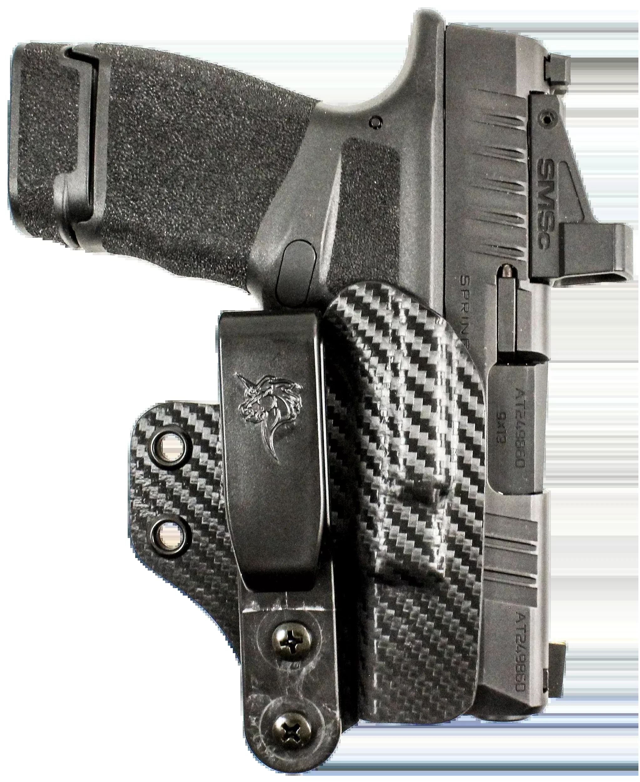 DeSantis Gunhide Lifeguard IWB Holster for Glock 43/43X/48/48X MOS, Carbon Fiber Finish, 216KJ3TZ0