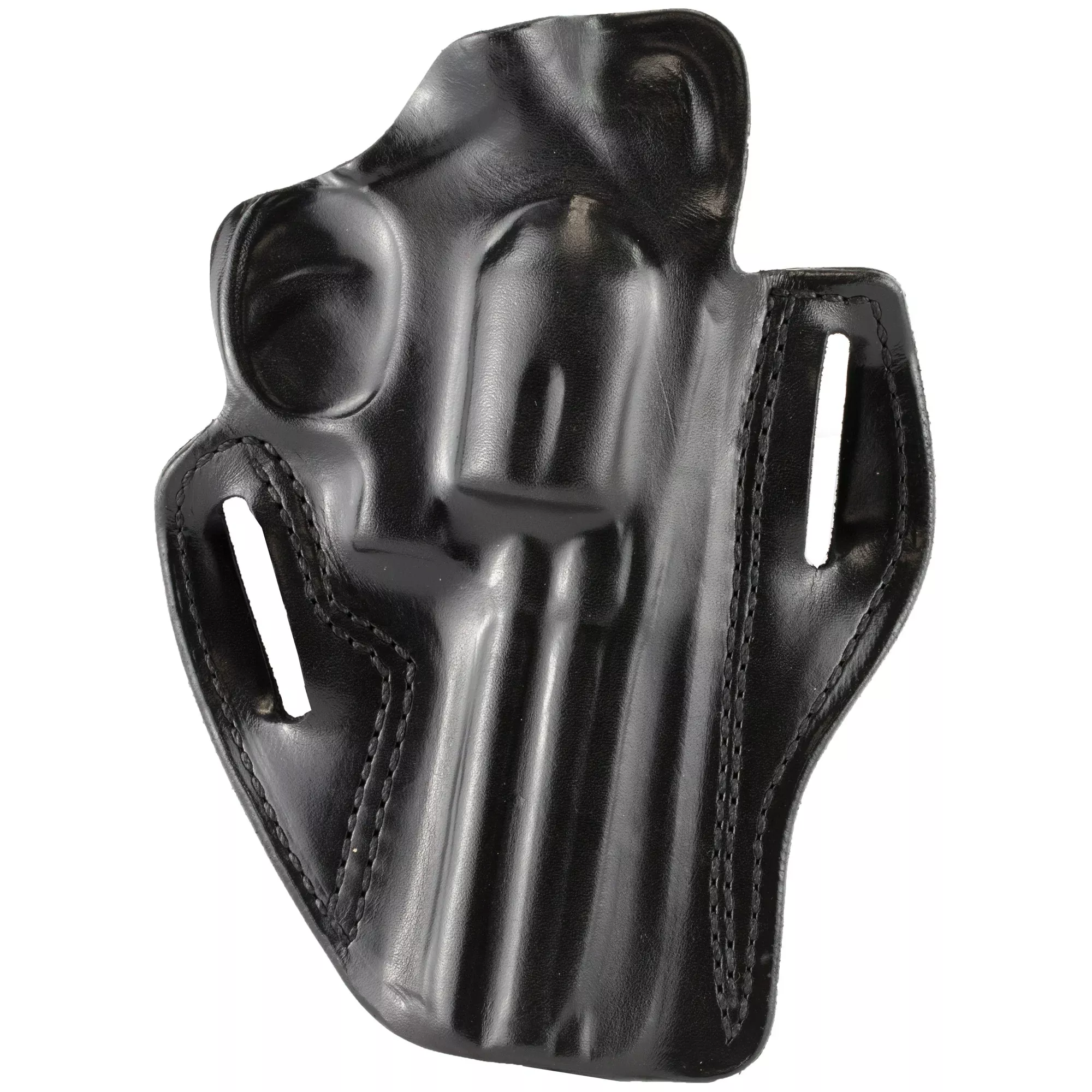 DeSantis Speed Scabbard Outside Waistband Leather Holster, Right-Hand, 4" S&W L-Frame/Ruger GP100, 002BA34Z0