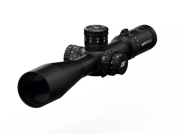 DNT Optics TheOne 7-3556 FFP Illuminated Reticle with Zero Stop (MIL)