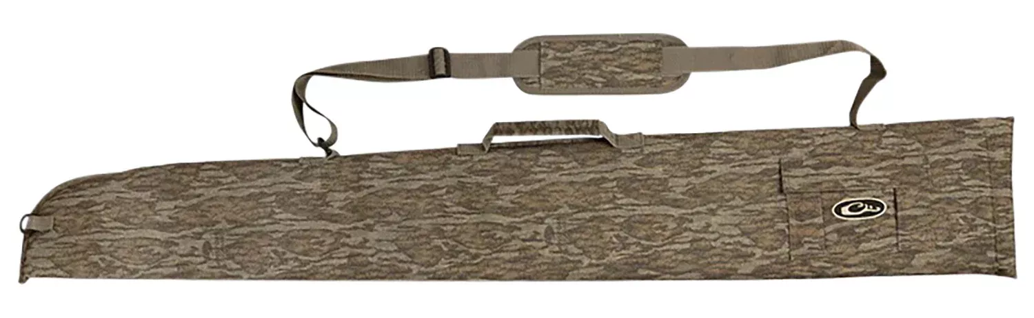 Drake Waterfowl DW3110006 Side-Opening Shotgun Case Exterior Choke Tube Pocket, Carry Handles/Adj. Strap, Hanging D-Ring