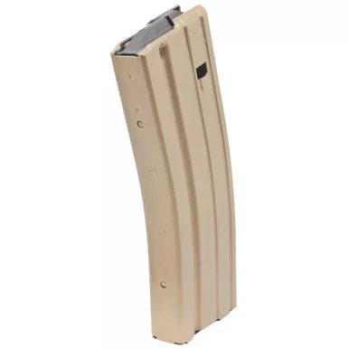 DURAMAG DuraMag 223 Remington/556NATO FDE Magazine - 30 Rounds, Fits AR15, Stainless Steel, Black AGF Anti-tilt Follower, FDE