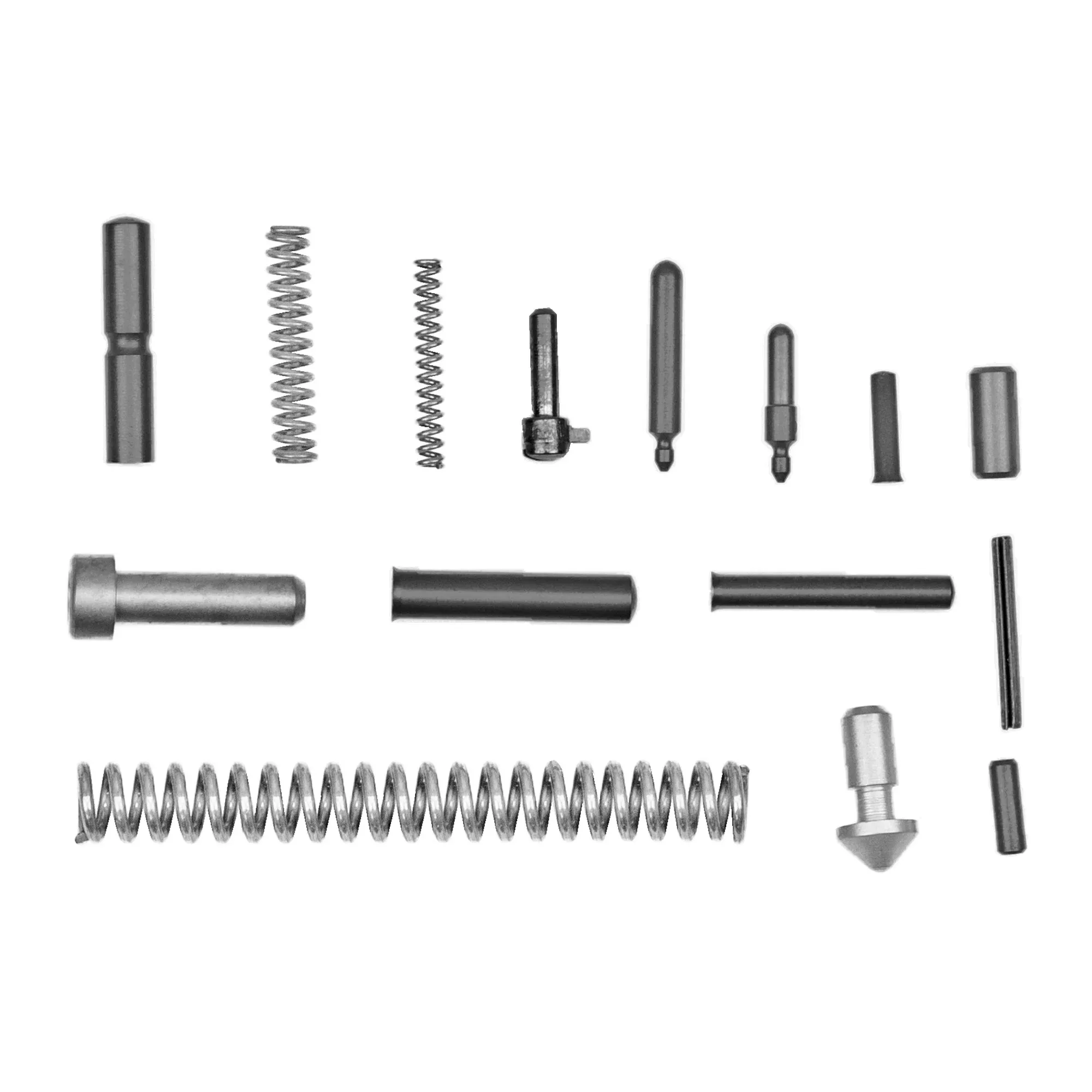 Ed Brown 1911 Lower Rebuild Kit, Blued Steel Pins & Springs for Government Frame 814
