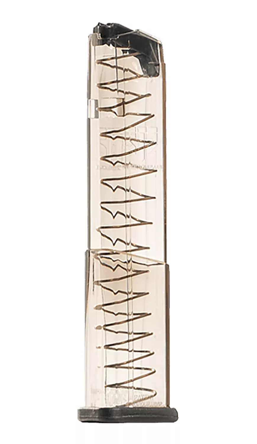 ETS Group GLK43X19 Pistol Mags19rd Extended 9mm Luger Compatible w/ Glock 43X/48 Clear Polymer