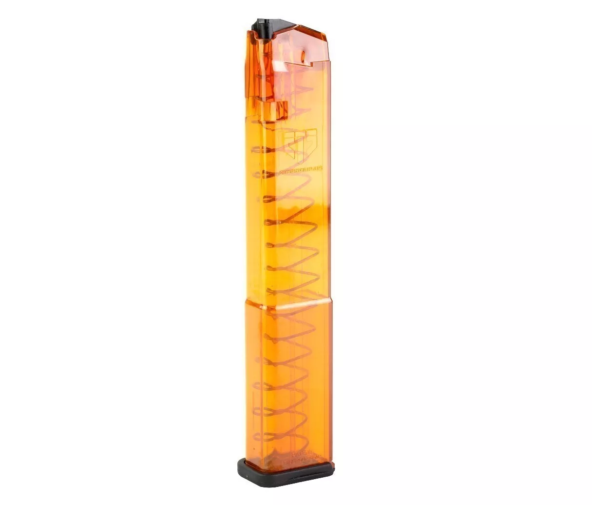 ETS Translucent 32-round (9mm) GEN 2 Magazine for Glock 17 - Orange