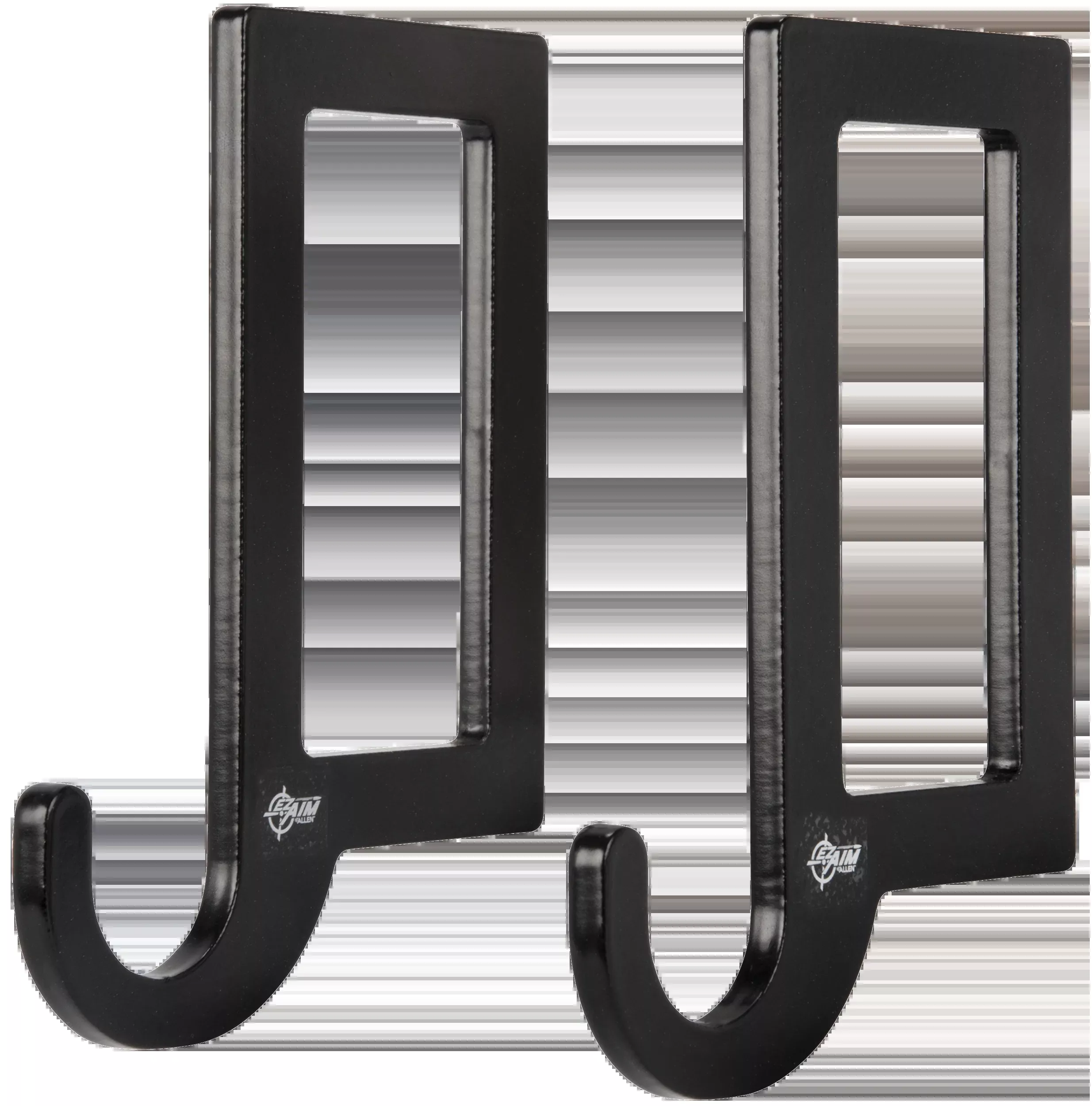EZ-Aim Horizontal Steel Gong Target Hanging Hooks, 2-Pack, Powder-Coated Solid Steel – 15571