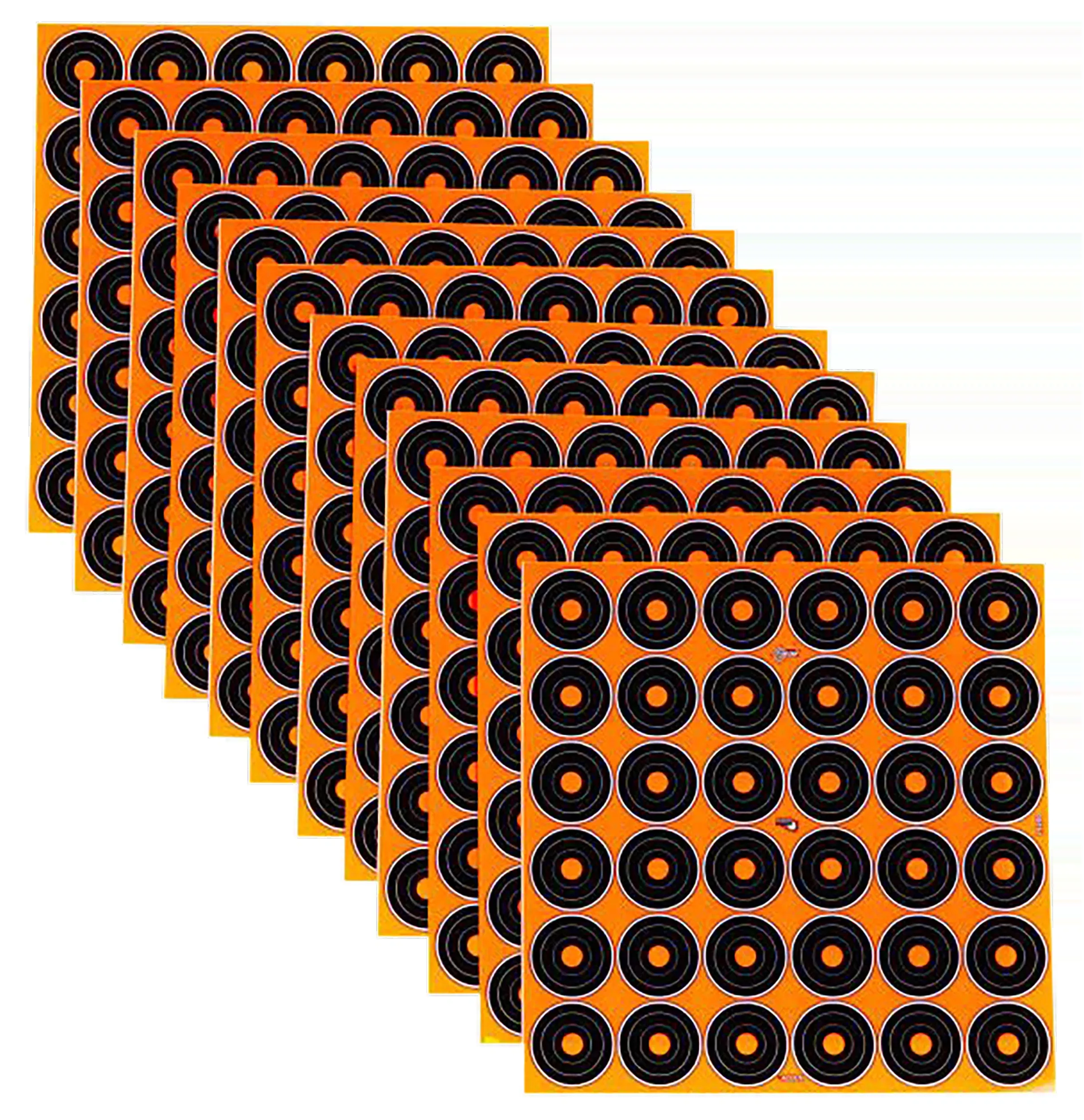 EZ-Aim Splash Reactive Adhesive Bullseye Targets, 1-Inch Stickers, 12 Sheets (36/Sheet), 15250
