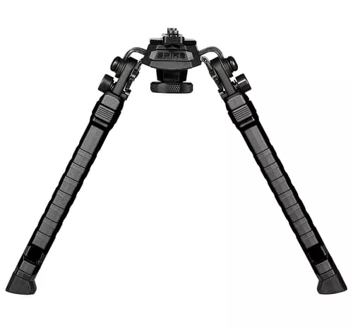 FAB Defense FXSPIKEMB Spike Tactical Bipod 7.09"- 9.88" Adj., Rotating & Tilting, Rubber Feet, Includes Leg Extensions, M-LOK Rail Compatible Black Polymer & Aluminum