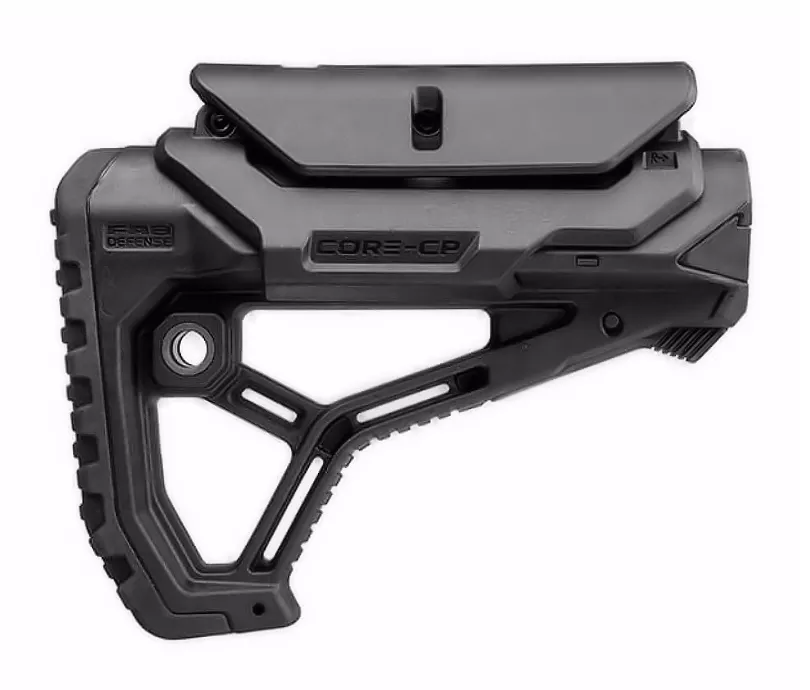 FAB Defense GL-CORE CP AR15/M4 Buttstock with Adjustable Cheek-Rest - Black