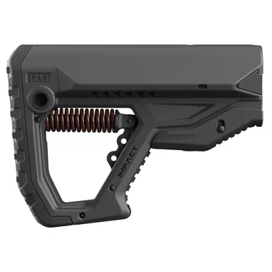FAB Defense GL-CORE IMPACT Recoil Reduction Buttstock with Variable Reduction Settings - Black