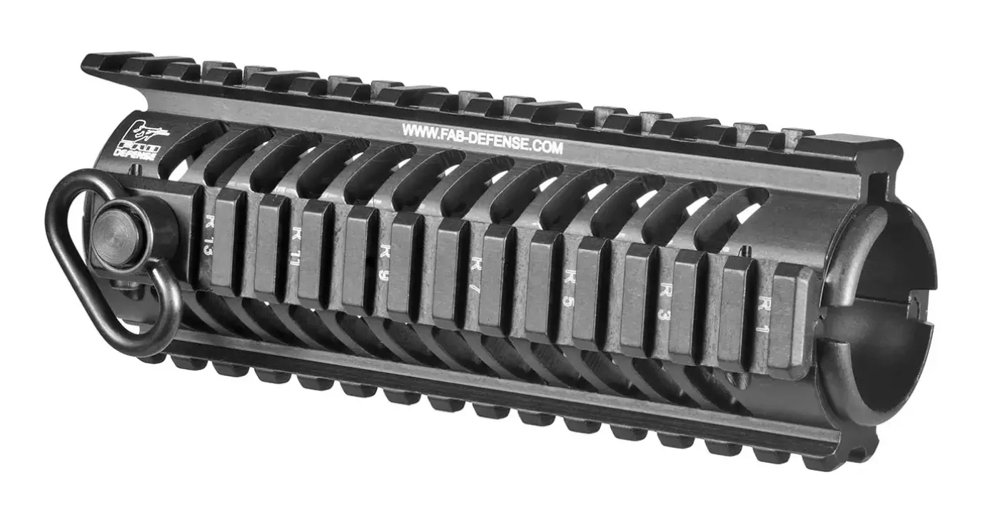 FAB Defense NFR Carbine Length AR-15 Quad Rail Aluminum Black