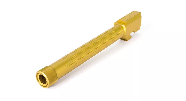 Faxon for Glock 34 G34 Barrel Flame Fluted Threaded TiN 416R Nitride Match Series