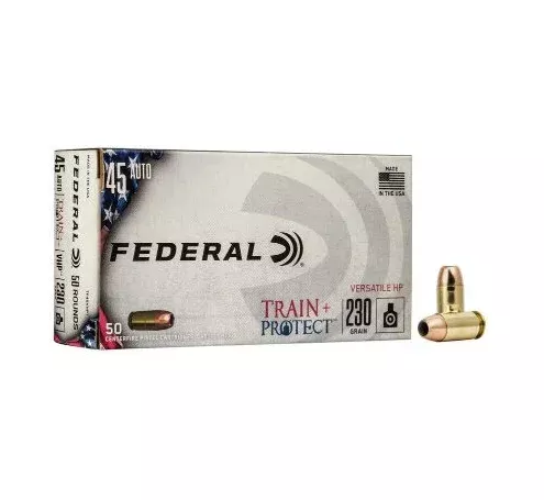 Federal Ammunition 45 ACP 230 Grain Jacketed Hollow Point 50 Count