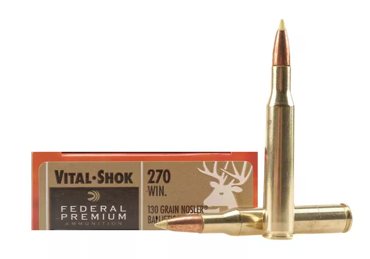 Federal Premium 270 Winchester Ammo 130gr Ballistic Tip 20rds - P270F
