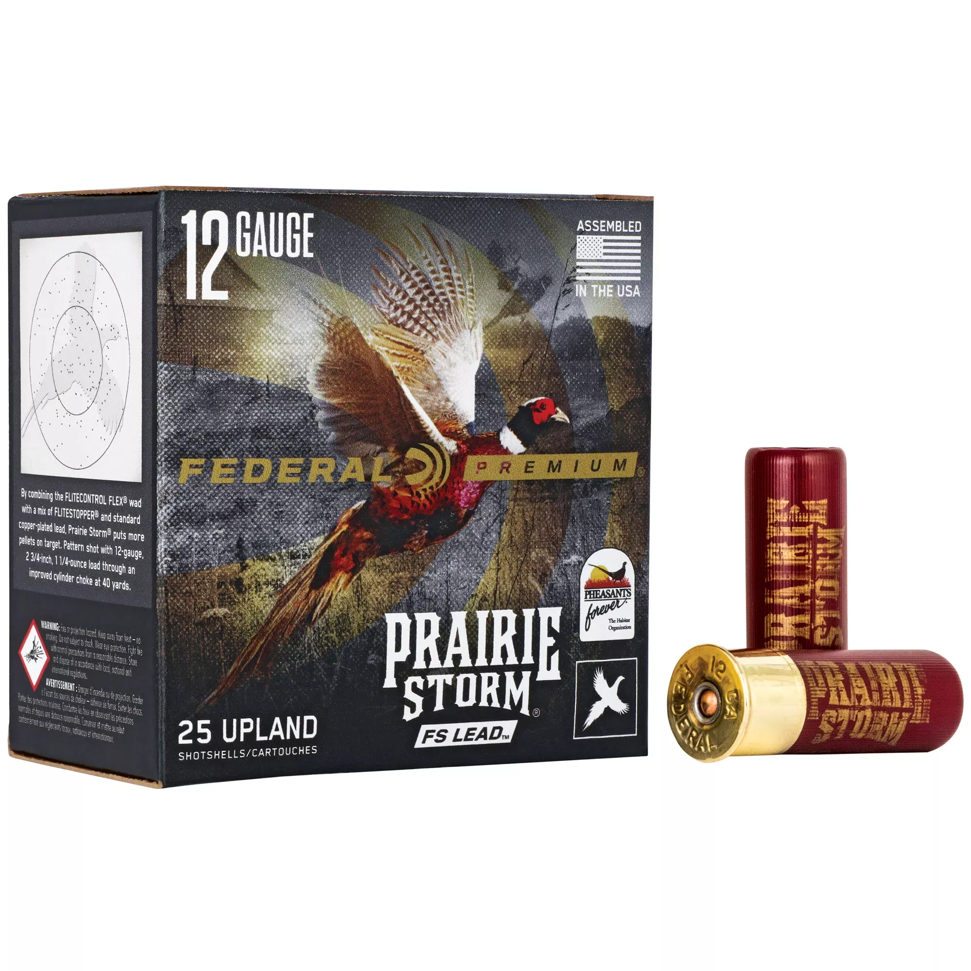 Federal Premium Prairie Storm FS Lead 12 Gauge 2-3/4in #6 Shot 1-1/4oz 1500fps PFX154FS6