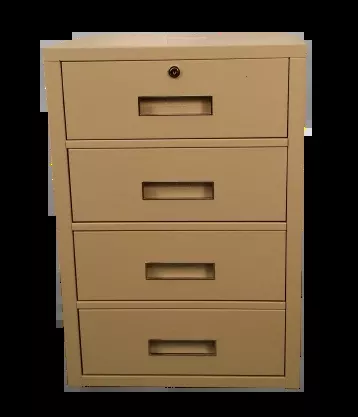 Fenco F-608 Lowboy Pedestal Unit with 4 Box Drawers (Top 2 Locking Drawers)
