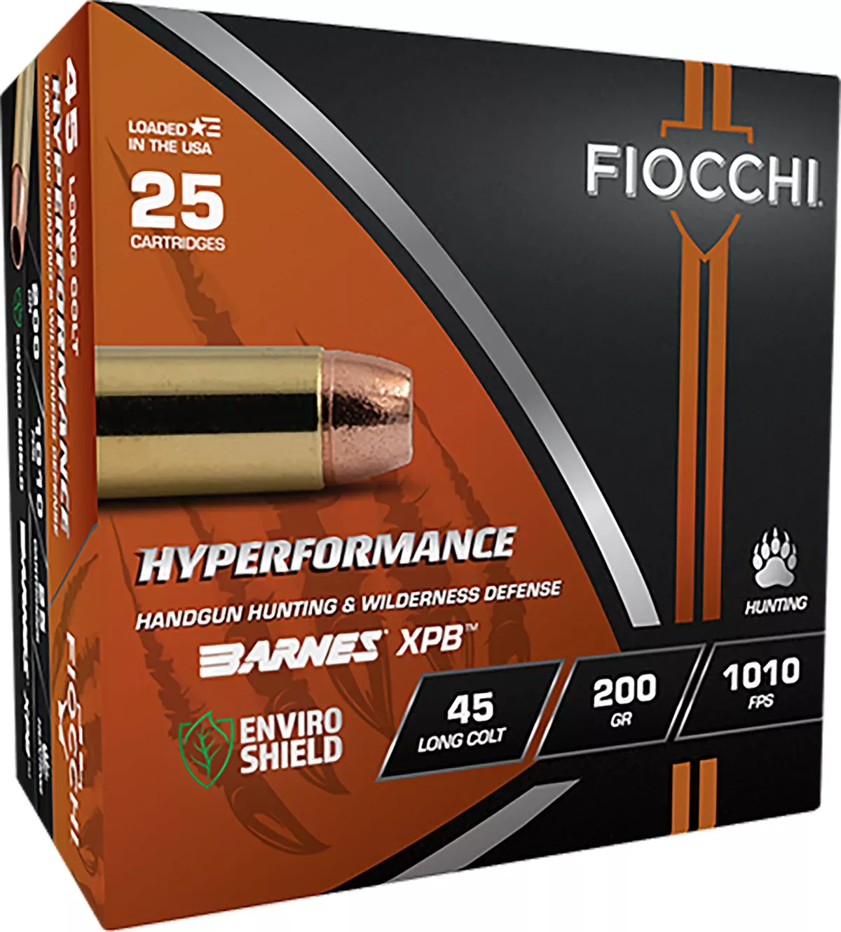 Fiocchi 45LCBA Hyperformance45Colt 200gr XPB 25 Per Box/8 Case