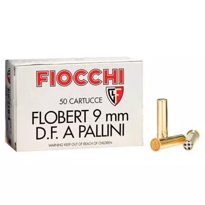 Fiocchi Flobert Shotshell 9mm #7.5 50/bx (50 rounds per box)