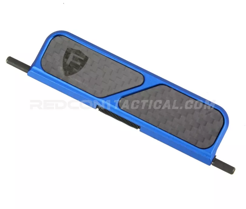 Fortis Billet Dust Cover Carbon Fiber - Blue