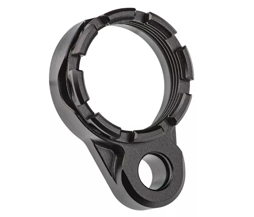 Fortis LE Lightweight Enhanced AR15 End Plate - K1 System (Tapered) Castle Nut - Black