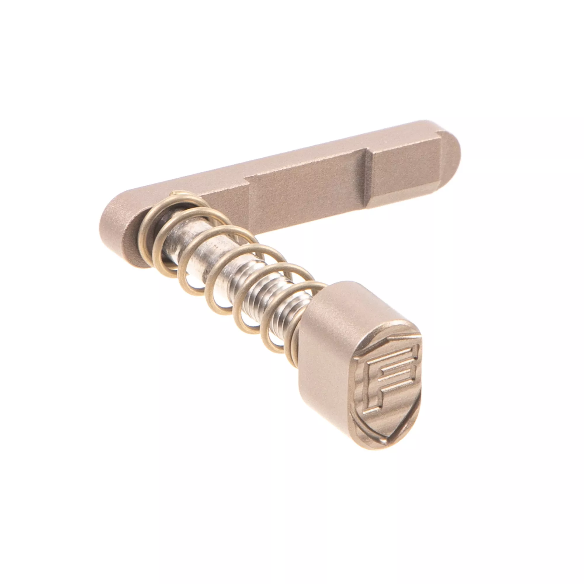 Fortis Manufacturing Billet AR-15 Magazine Catch & Button Combo, 6061-T6/303 SS, AR15-BMCR-FDE