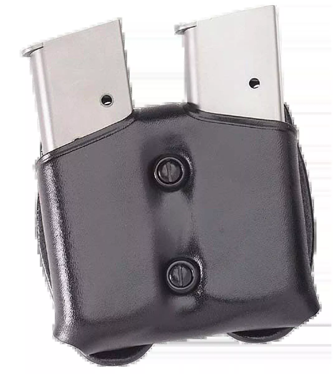 Galco Cop Double Magazine Case, Black Leather Belt Loop, Ambidextrous, Fits Taurus PT140, CDM22B