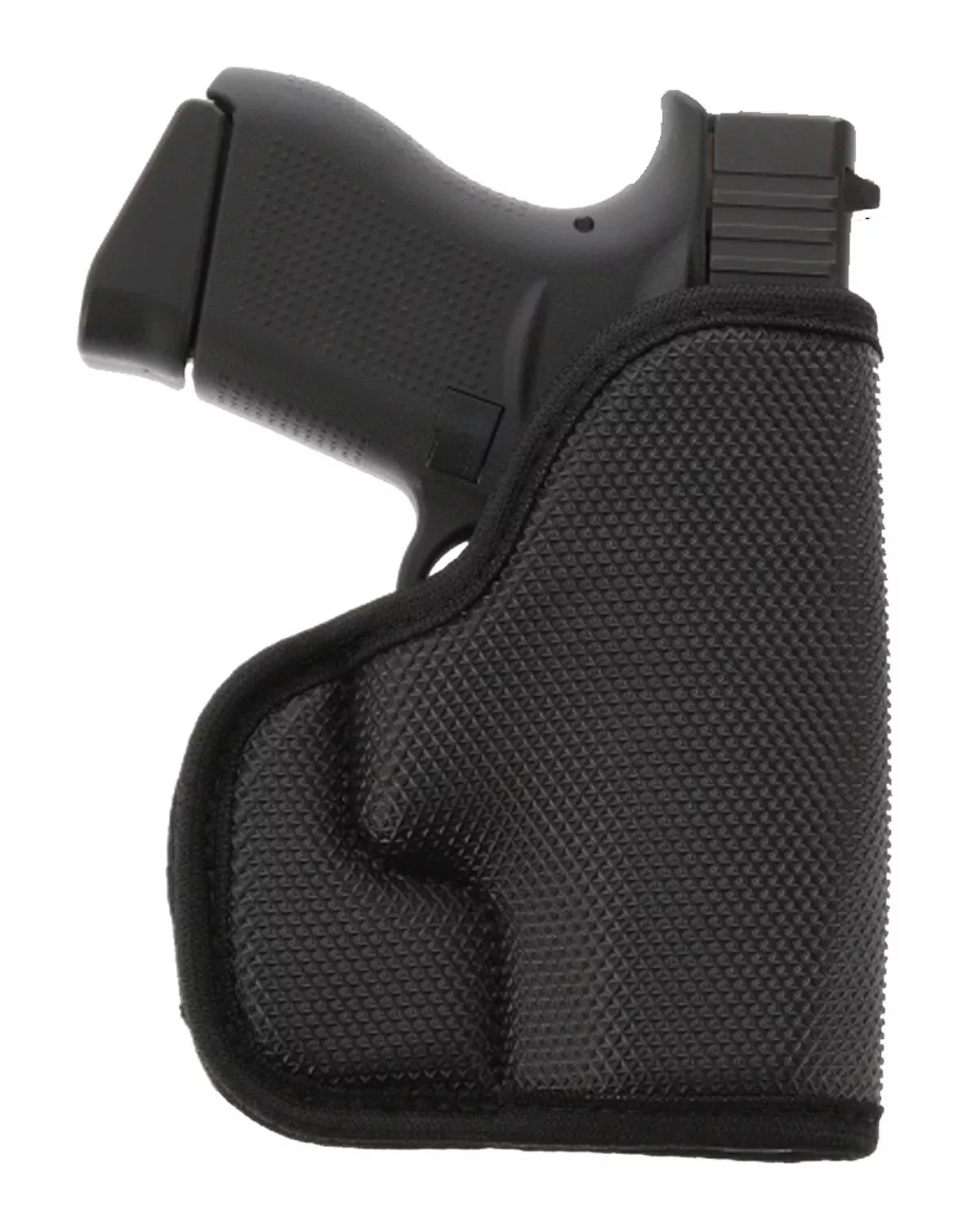 Galco SOU800B StukOn-UBlack Gripper Shell Compatible w/ Glock 43/Sig P365/SpringfieldHellcat Pocket Mount Ambidextrous