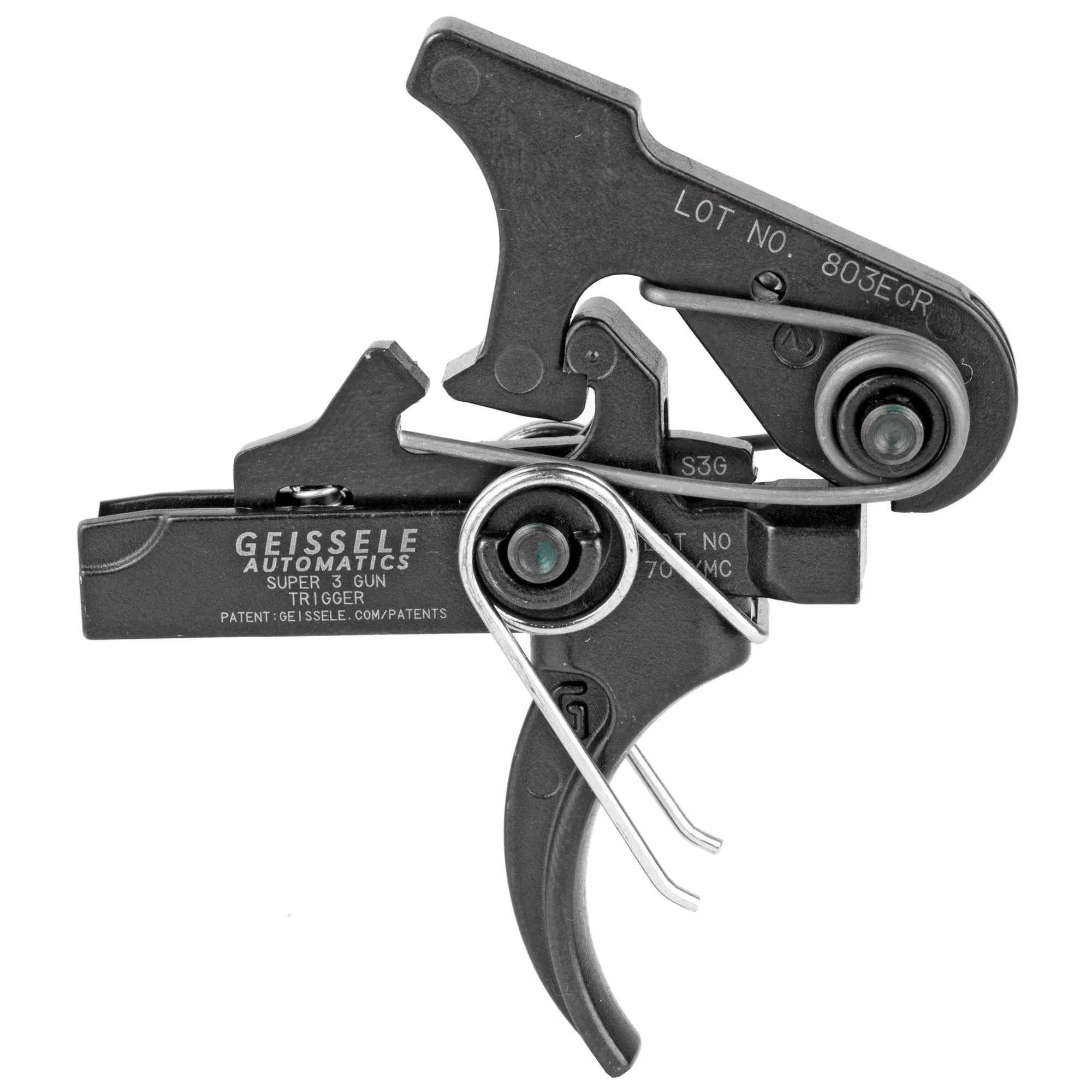 Geissele Automatics Super 3 Gun (S3G) Single-Stage AR Trigger, Mil-Spec Pin Size 05-152