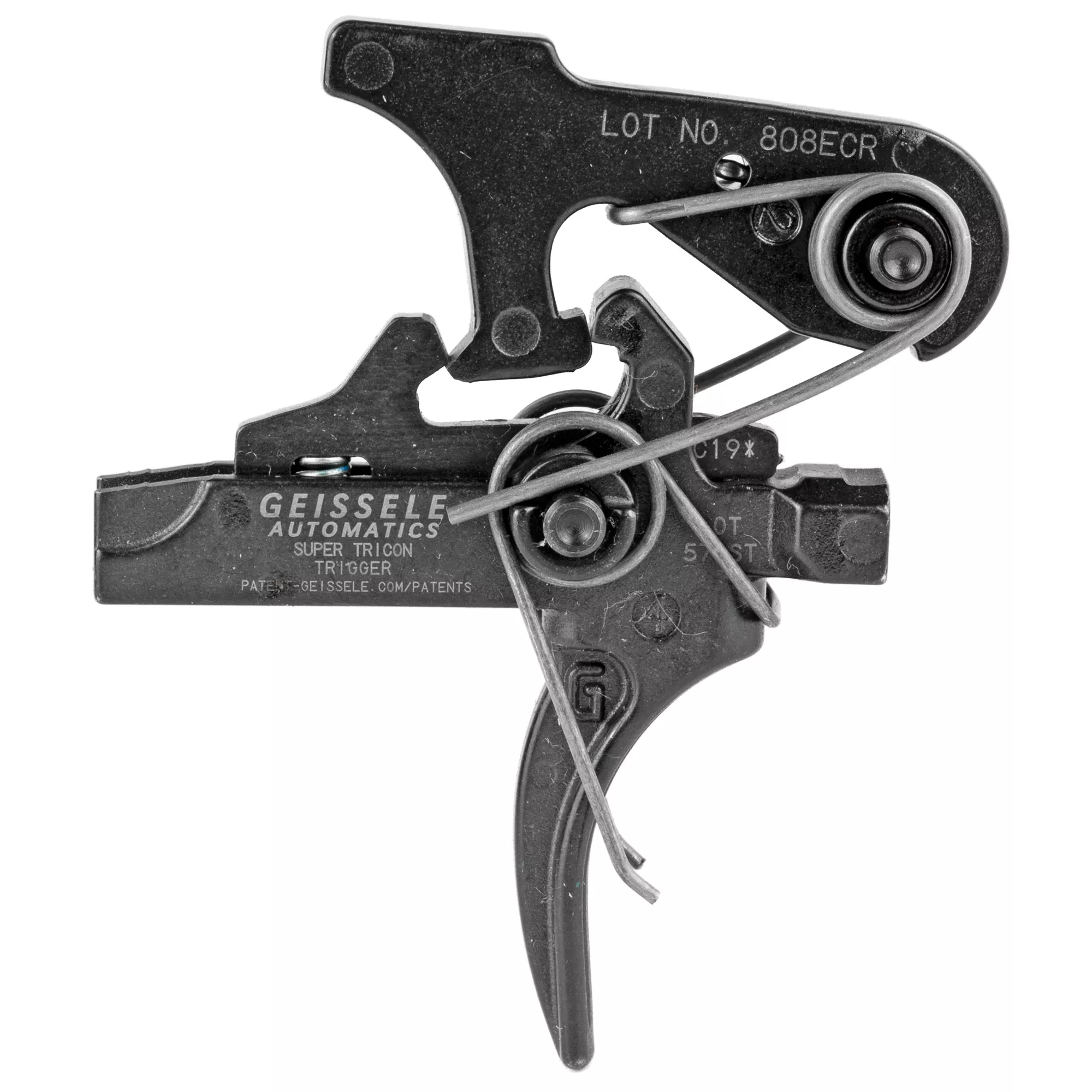 Geissele Automatics Super Tricon Two-Stage AR Trigger, Tool Steel, 4.5 lb Pull 05-230