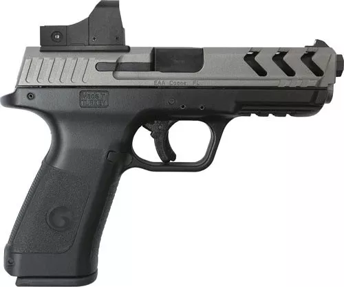 Girsan 390135 MC28 SA 9mm Luger 4.25 15+1 Black Polymer Frame Matte Gray Steel Slide Black Polymer Grip with Red Dot Sight