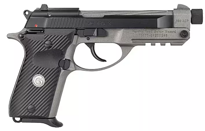 Girsan MC14T X 380 ACP Pistol 5″ Threaded Barrel 13+1 Round Black Slide Black Grip Cerakote Tungsten Frame