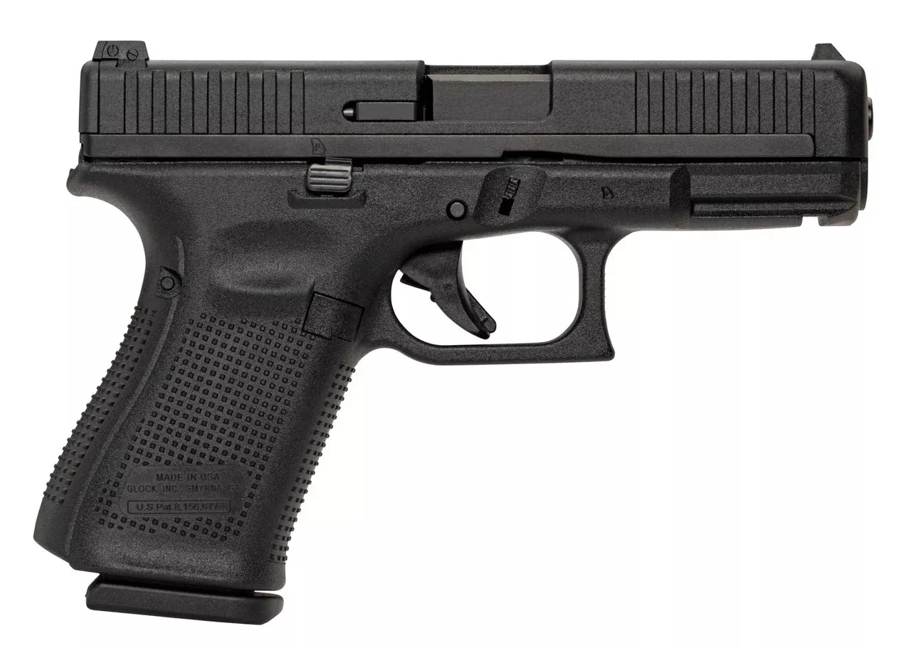 Glock UA4450101 G44 Compact 22 LR 4.02 10+1 Black Steel Slide Black Rough Texture Interchangeable Backstraps Grip Adj Sights