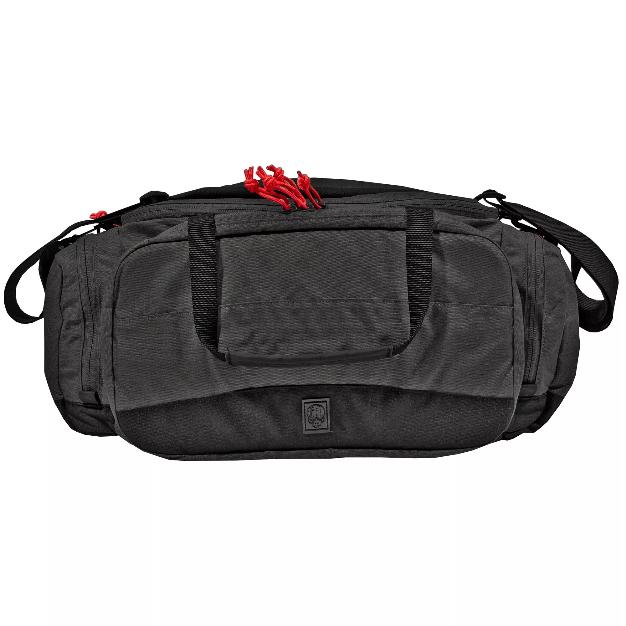 Grey Ghost Gear Range Bag – Black with Red Zipper Pulls, 500D Cordura, 9x20x7 in, 60200-2