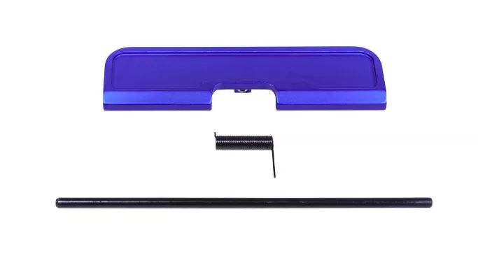 Guntec Gen 3 USA Made Dust Cover Ejection Port AR-10 / LR-308 G3 in ANODIZED BLUE