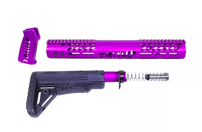 Guntec USA 15" .308 TRUMP Purple Trump Furniture Set AR10