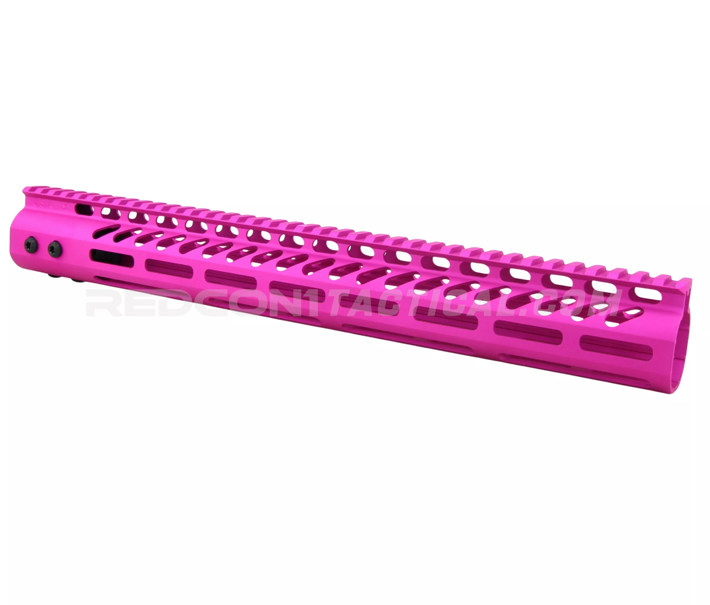 Guntec USA 15" Ultra Lightweight Thin M-LOK System Free Floating Handguard Monolithic Top Rail - Anodized Black