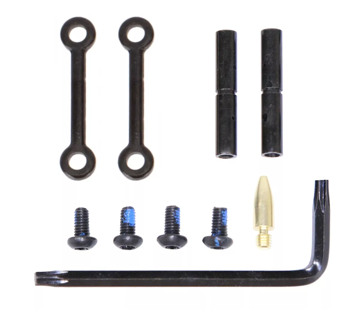 Guntec USA AR-15 Anti-Rotational Trigger/Hammer Pin Set - Anodized Black