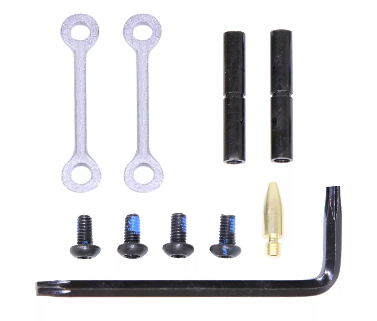 Guntec USA AR-15 Anti-Rotational Trigger/Hammer Pin Set - Anodized Clear