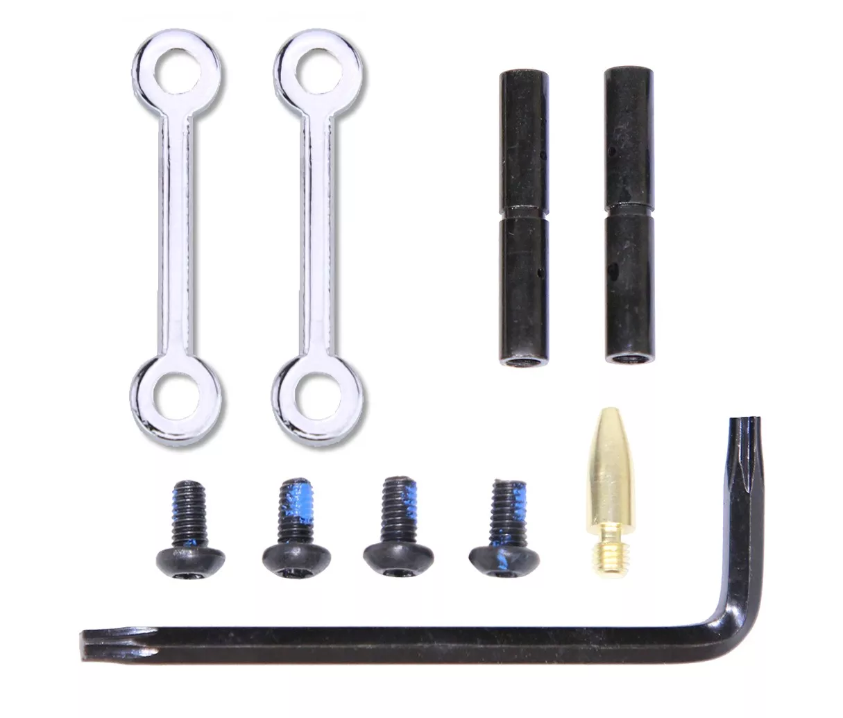 Guntec USA AR-15 Anti-Rotational Trigger/Hammer Pin Set - Chrome