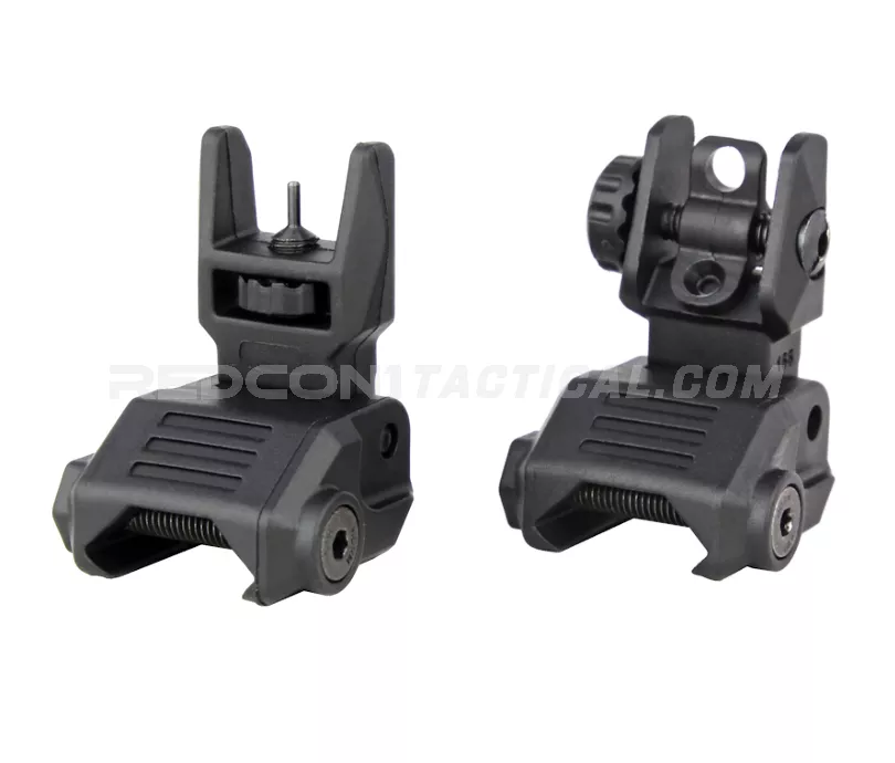 Guntec USA AR-15 PQS Polymer Quick Sights - Black