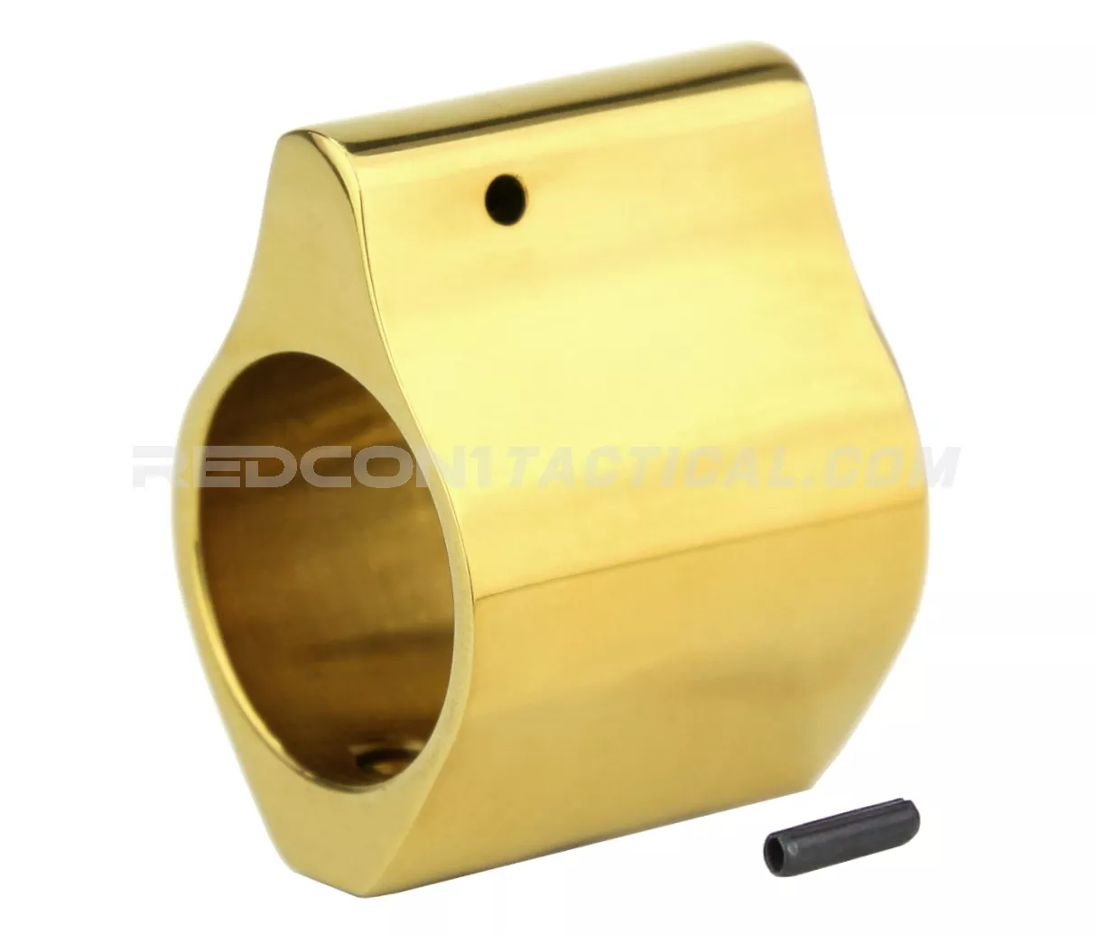 Guntec USA AR-15 Steel Low Profile Gas Block .750 - Gold Plated