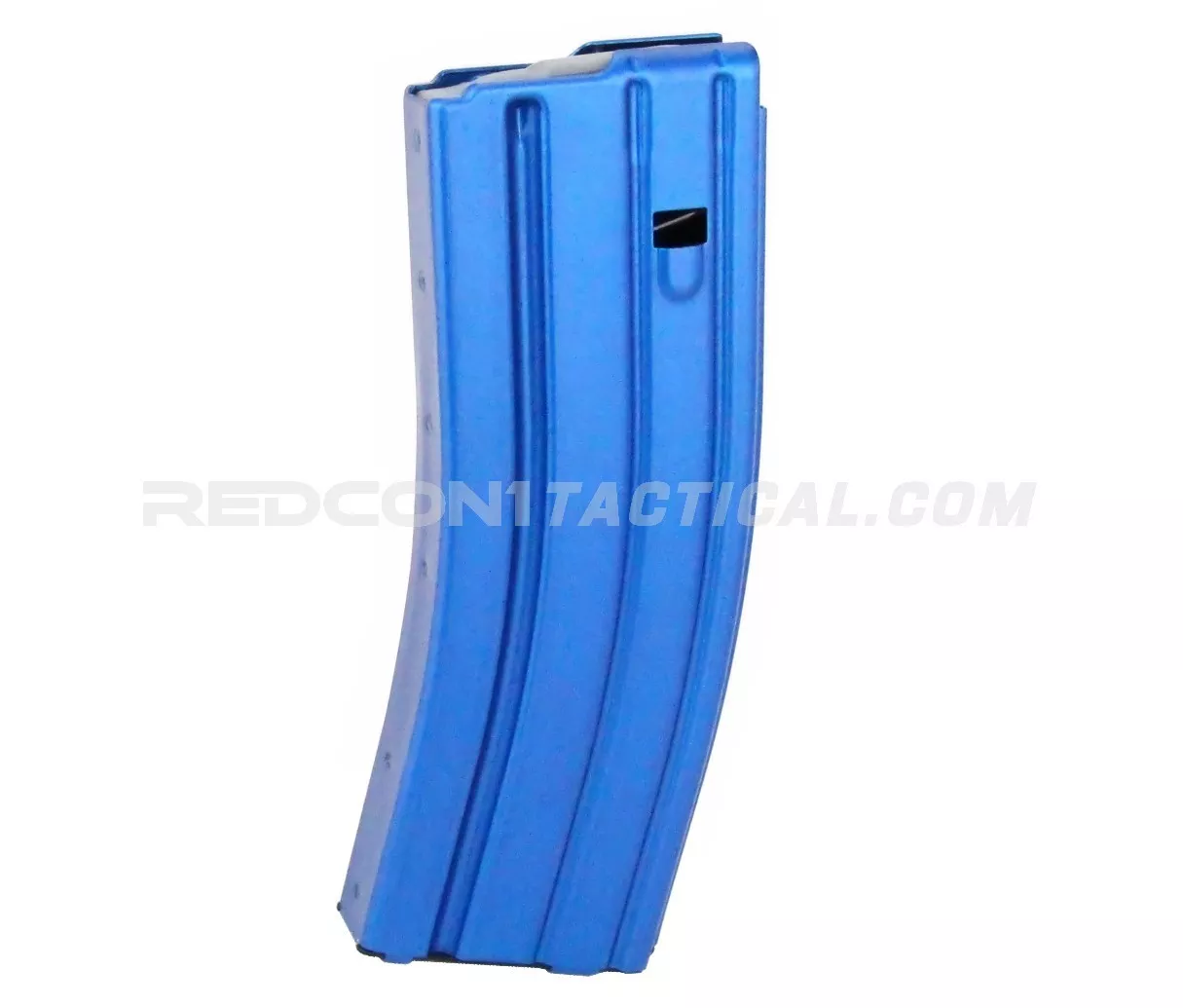 Guntec USA AR 5.56 Aluminum 30-round Magazine with Anti-Tilt Follower - Anodized Blue