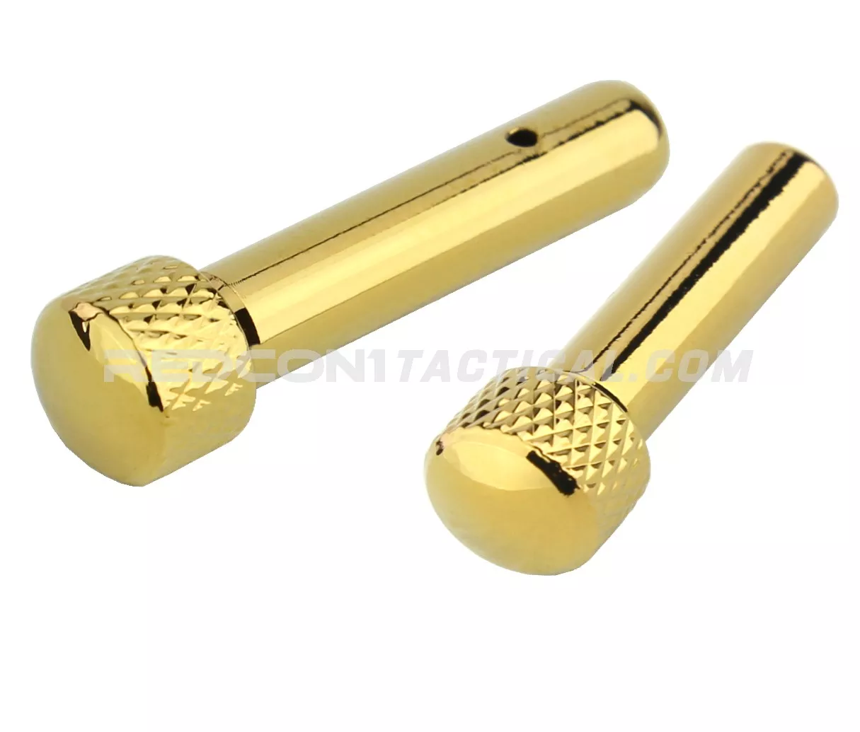 Guntec USA AR 5.56 Extended Takedown Pin Set (Gen 2) - Gold Plated