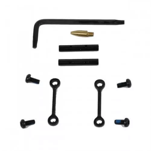 Guntec USA AR15 Anti-Rotation Trigger Hammer Pin Set "Black"