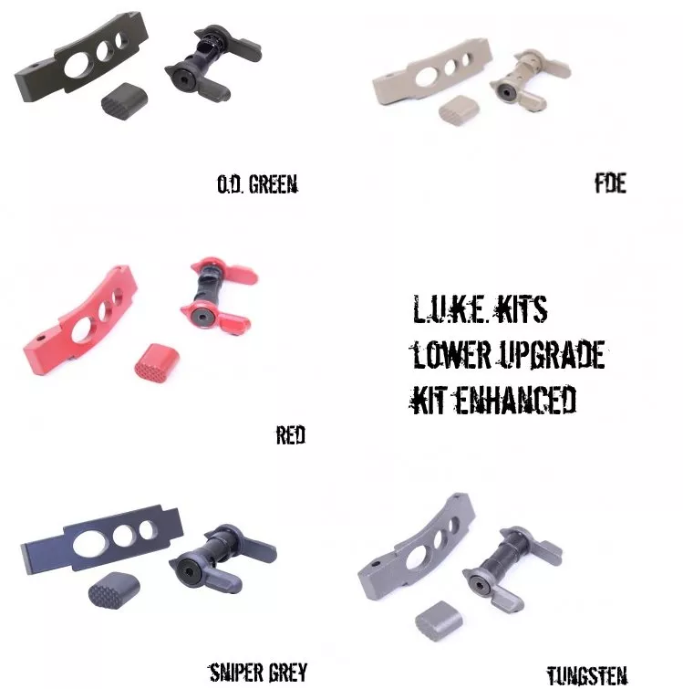 Guntec USA AR15Lower Upgrade Kit Enhanced L.U.K.E. AR-15