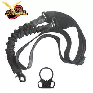 Guntec USA One Point Sling Bungee Ambi Sling Adapter Kit AR-15/M-16/CAR/M4