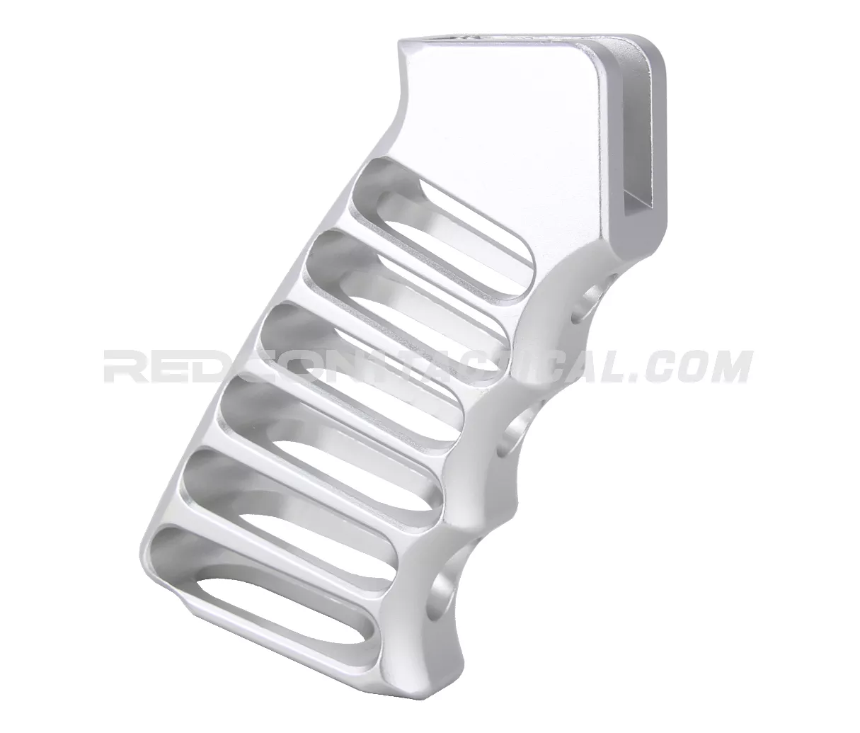 Guntec USA Ultralight Series Skeletonized Aluminum Pistol Grip - Anodized Clear